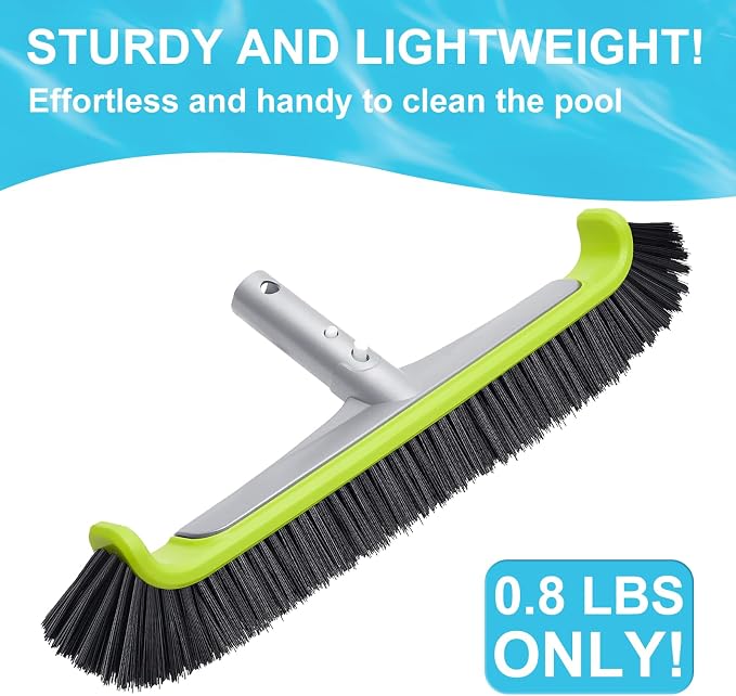 Sepetrel 17.5" Pool Brush Head for Cleaning Walls, Heavy Duty Inground/Above - Image 2