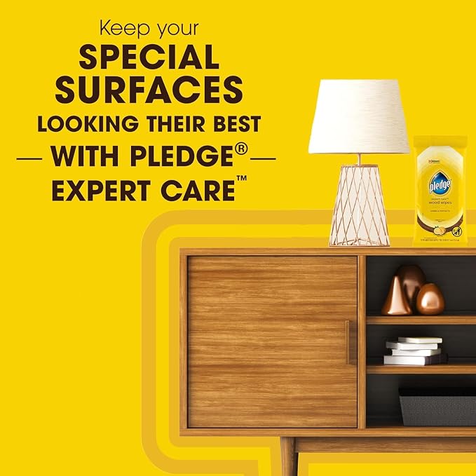 Pledge Expert Care Wood Wipes & Windex Ammonia-Free Glass Cleaning Wipes Bundle - Image 4