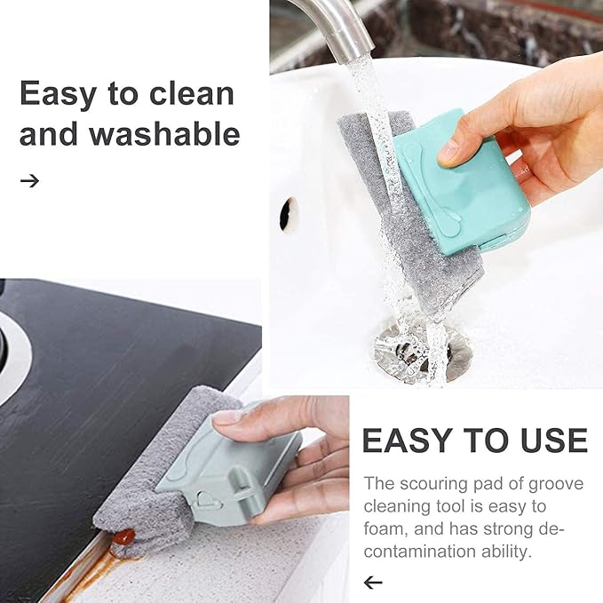 Window Groove Cleaning Brushes Tools, Magic Window Sill Cleaning Tool - Image 3