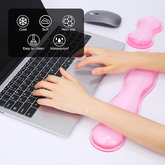 Gel Wrist Rest for Keyboard and Mouse, Wrist Rest for Keyboard, Mouse Wrist - Image 2