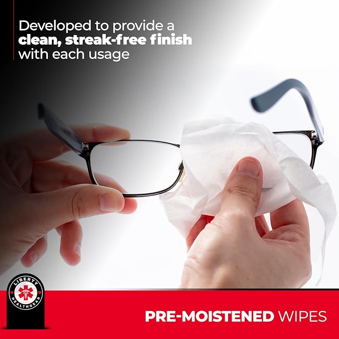 400 Eyeglass Cleaning Wipes + Microfiber Cloth - Image 4