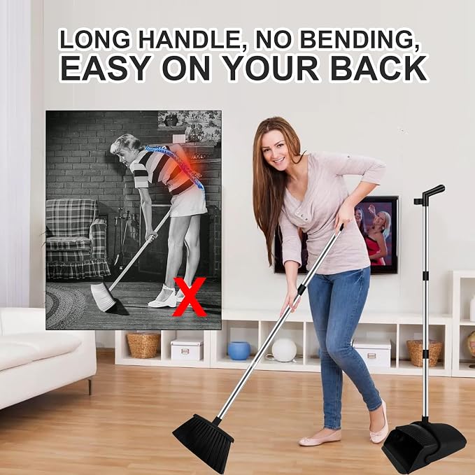 Broom and Dustpan Set, Household Broom - Image 3