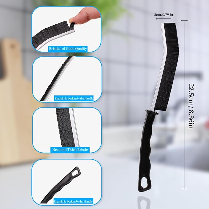 Crevice Cleaning Brush Cleaning Tools Cleaning Supplies Grout Brush Scrub Brush - Image 5