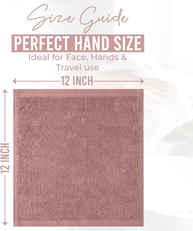 DAN RIVER 12 Pack Wash Cloths for Showering - Image 2