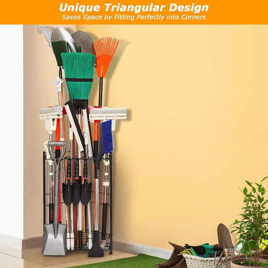 Garden Tool Organizer for Corner, Holds 35 Long-Handled - Image 2