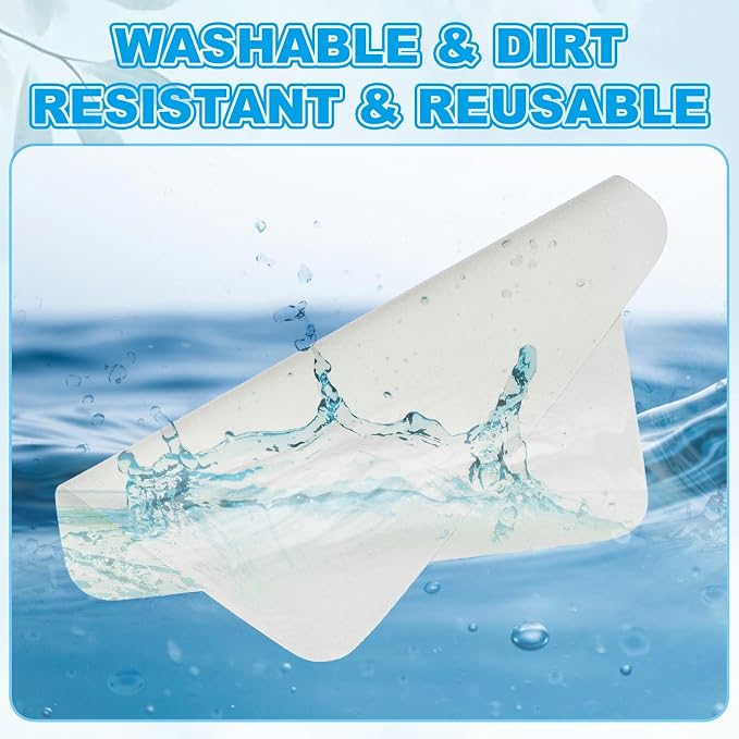 PATIKIL Glasses Cleaning Cloth 6.9" x 5.7", Light Gray - Image 3