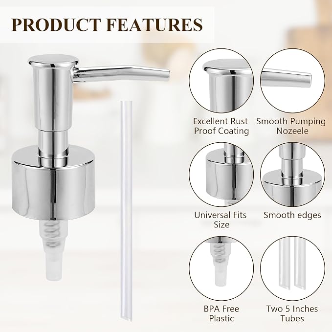 Soap Dispenser Pump Replacement, Soap Pump Dispenser Head - Image 3