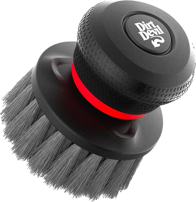 Dirt Devil Handheld Pommel Scrubbing Brush, Includes Medium Bristle Head by DirtDevil