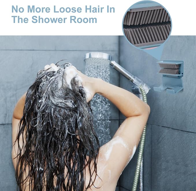 Hair Catcher, Reusable Shower Wall Hair Collector Hair Trap - Image 6