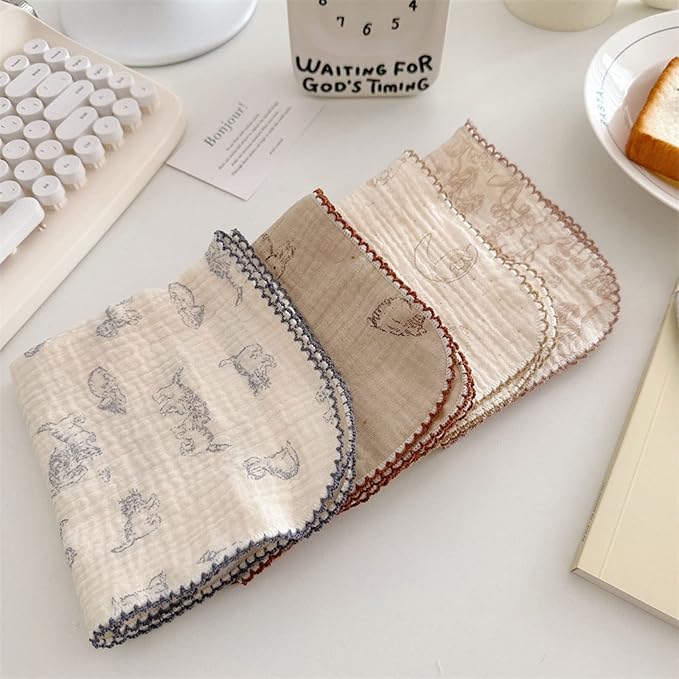 BuLuTu 100% Cotton Muslin Kitchen Towels - Image 3