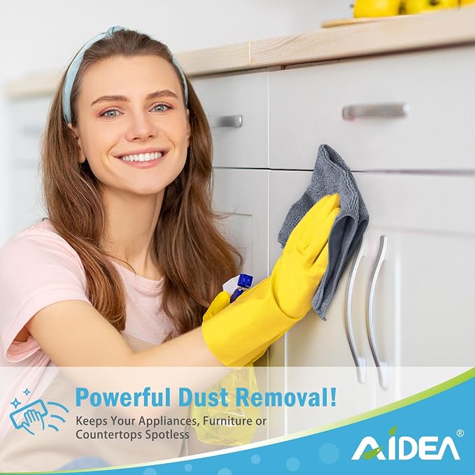 AIDEA Microfiber Cleaning Cloth-24PK, Soft Microfiber Towels - Image 4