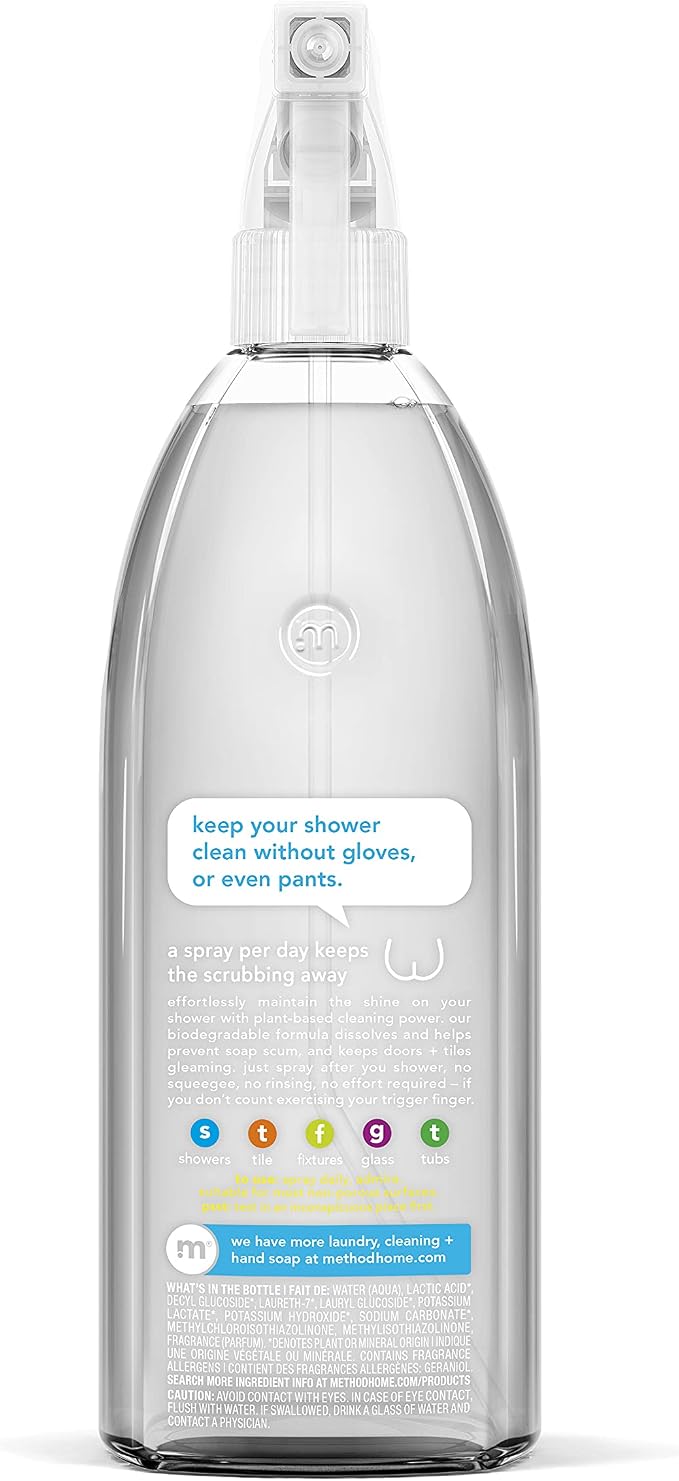 Method Daily Shower Cleaner Spray; Spray and Walk Away - Image 2