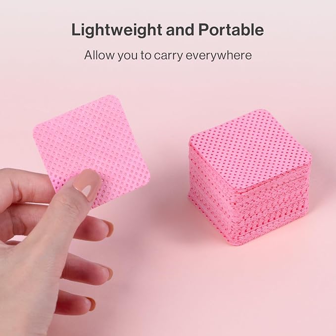 MelodySusie 900Pcs Lint Free Nail Wipes Super Absorbent Soft Non-Woven - Image 4