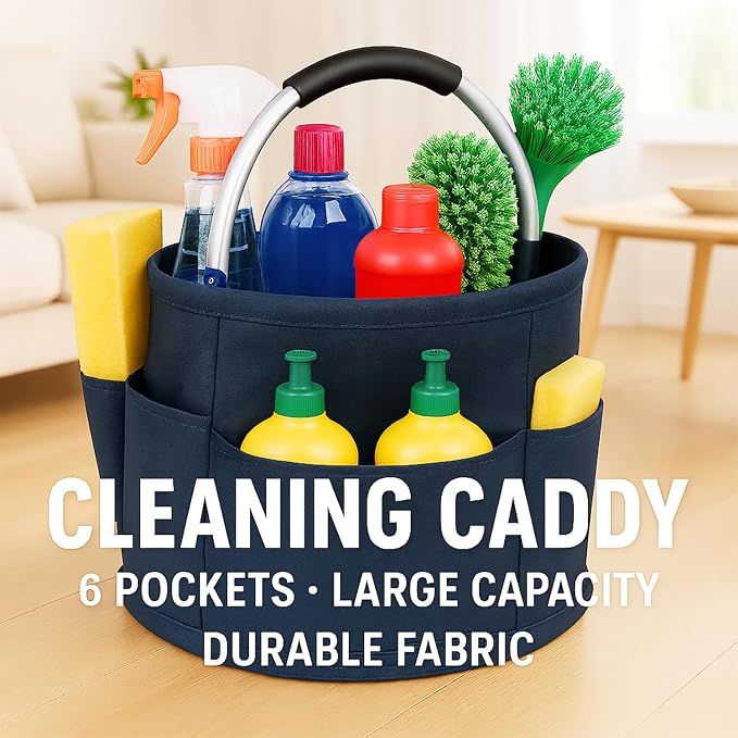 17L Foldable Cleaning Caddy - Image 2