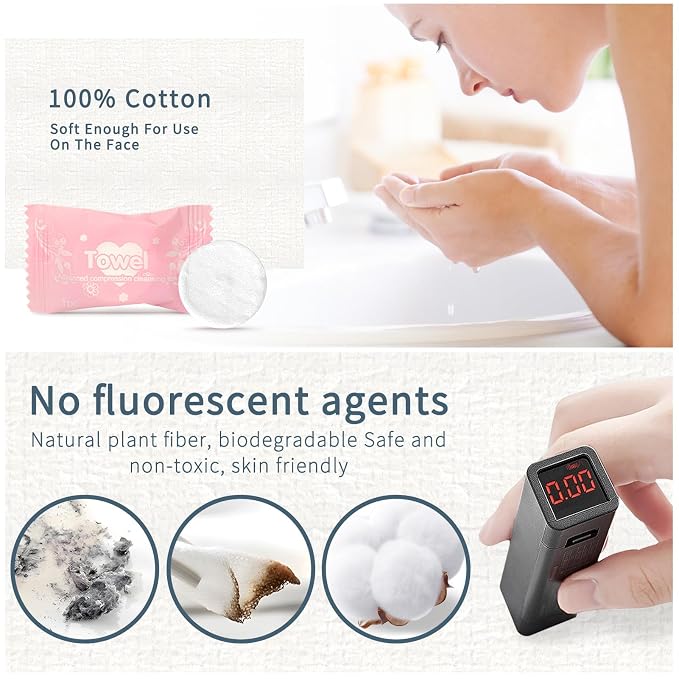 Classycoo Compressed Towel 100 PCS Tablets - Image 3