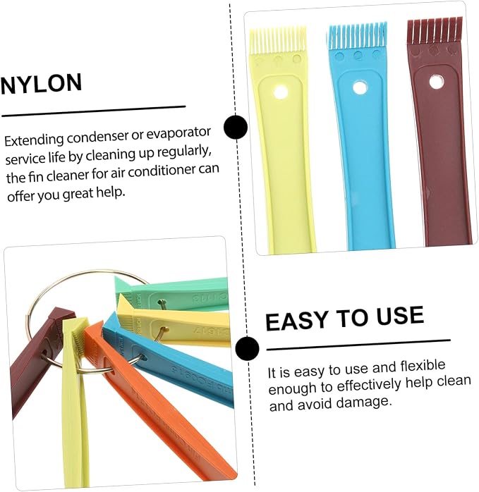 12pcs Air Conditioner Fin Combs Multi Fin Cleaning Brush - Image 9