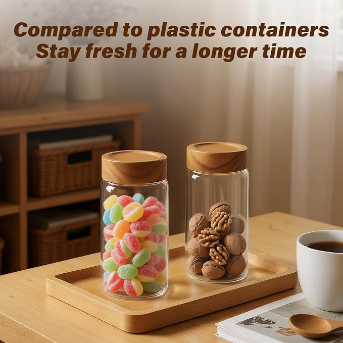 2-Pack 13 oz Glass Mason Jars - Image 6