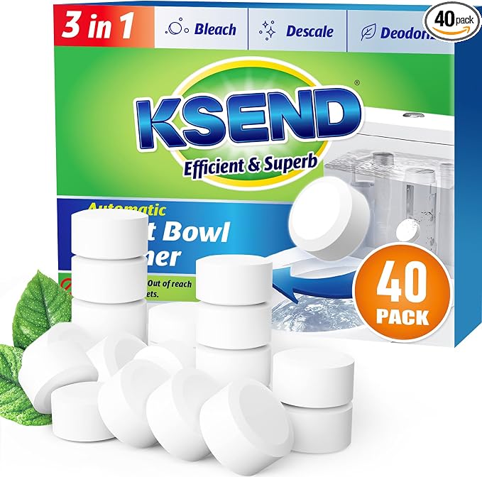 Toilet Bowl Cleaner Tablets by Ksend