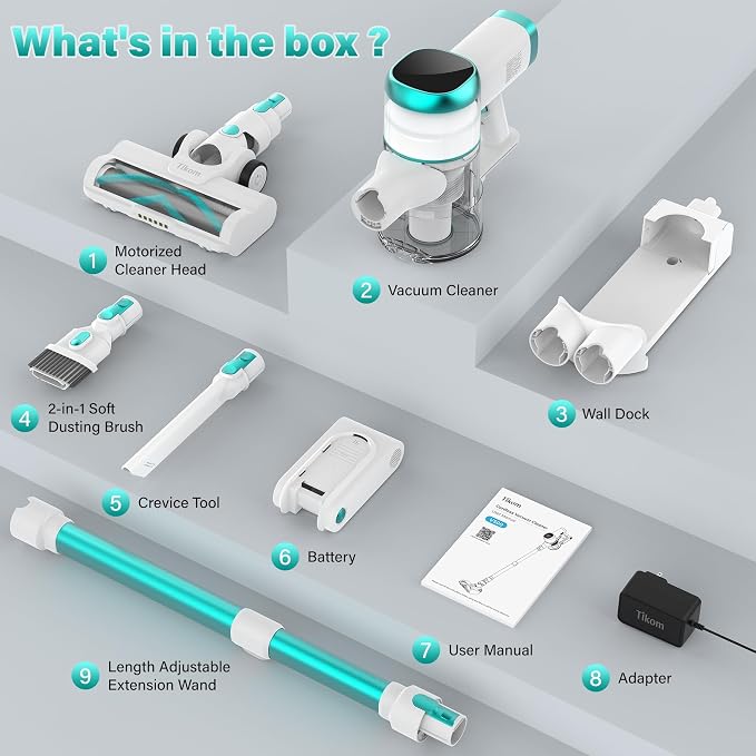 Tikom V500 Cordless Vacuum Cleaner - Image 9