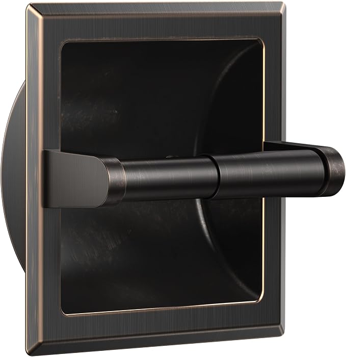 FORIOUS Recessed Toilet Paper Holder, Stainless Steel Durable Tissue Roll by FORIOUS