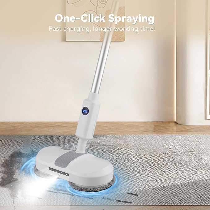 Cordless Electric Mop, Dual Motor Powerful Spin, Cordless Mop - Image 6