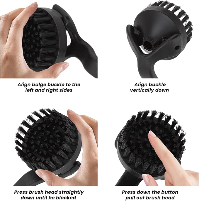 Topyond Espresso Coffee Machine Cleaning Brush, 360° Coffee Grinder Brush - Image 5