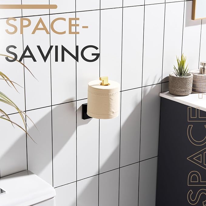 KOKOSIRI Toilet Paper Holders Wall Mounted Toilet Roll Holder - Image 8