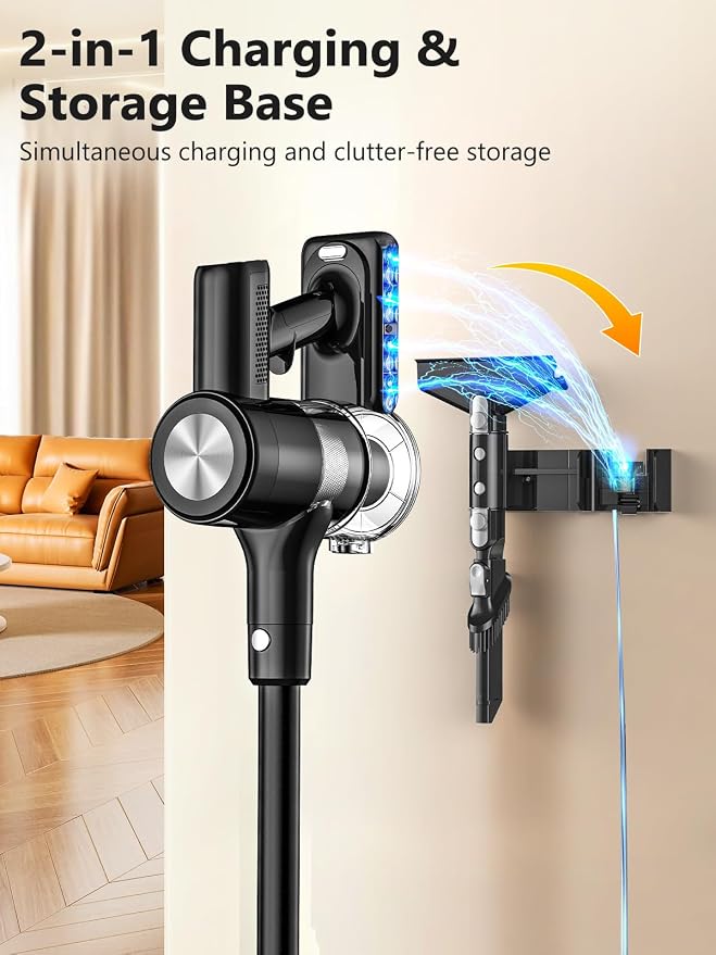 Cordless Vacuum Cleaner, 46Kpa/55 Mins Vacuum Cleaners - Image 8