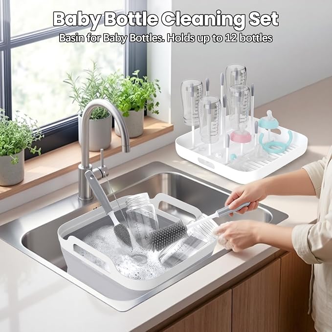 Collapsible Wash Basin for Baby Bottles - Image 2