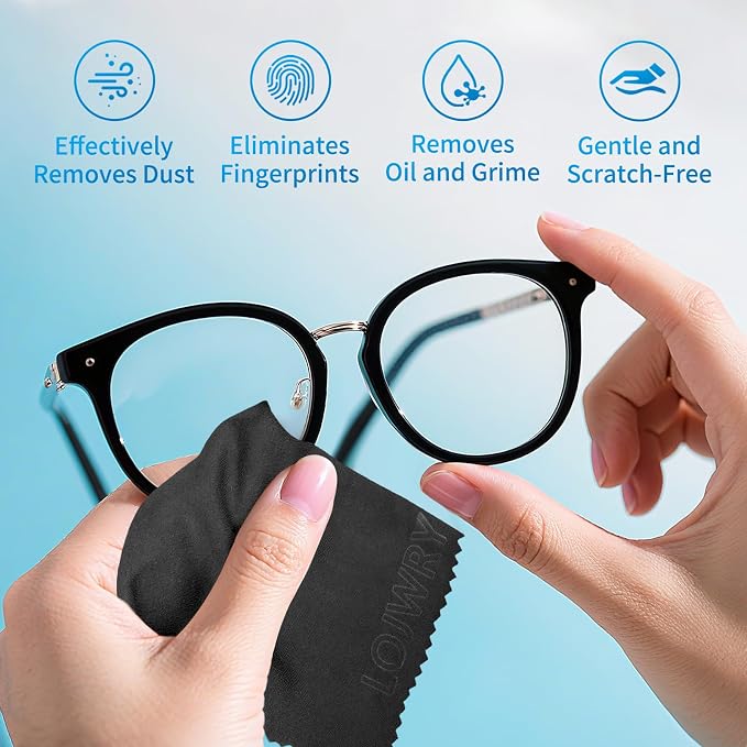 Eye Glass Clean Cloths 6*7in 6 Pcs, Individually Wrapped, High-Density - Image 2