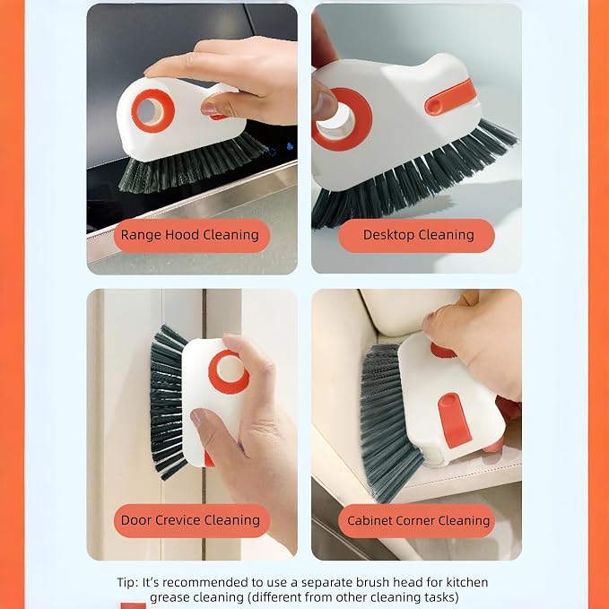 2-in-1 Window Groove Cleaning Brush, 2026 Upgraded Window Track Cleaner Tool - Image 5