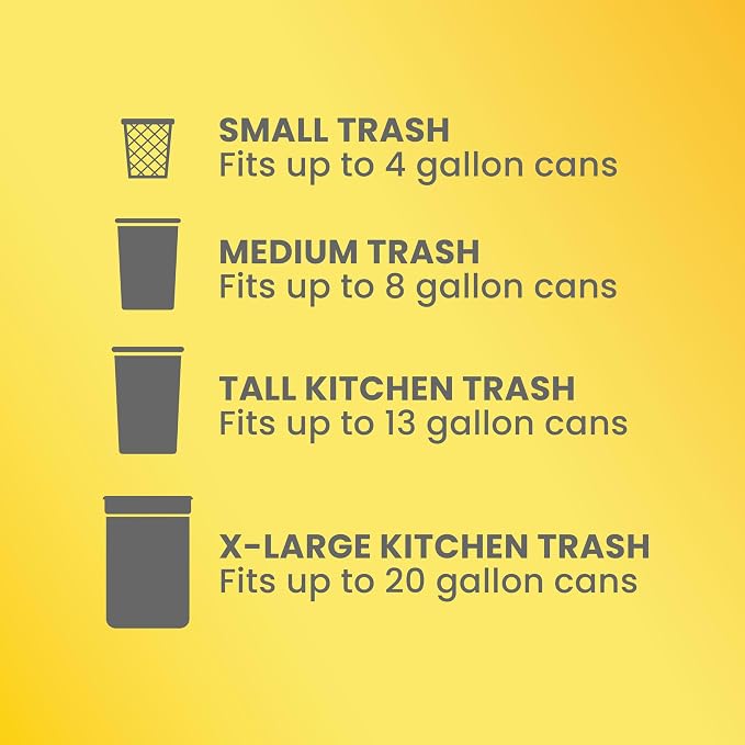 Glad Trash Bags, ForceFlex Tall Kitchen Drawstring Garbage Bags, 13 Gal - Image 8