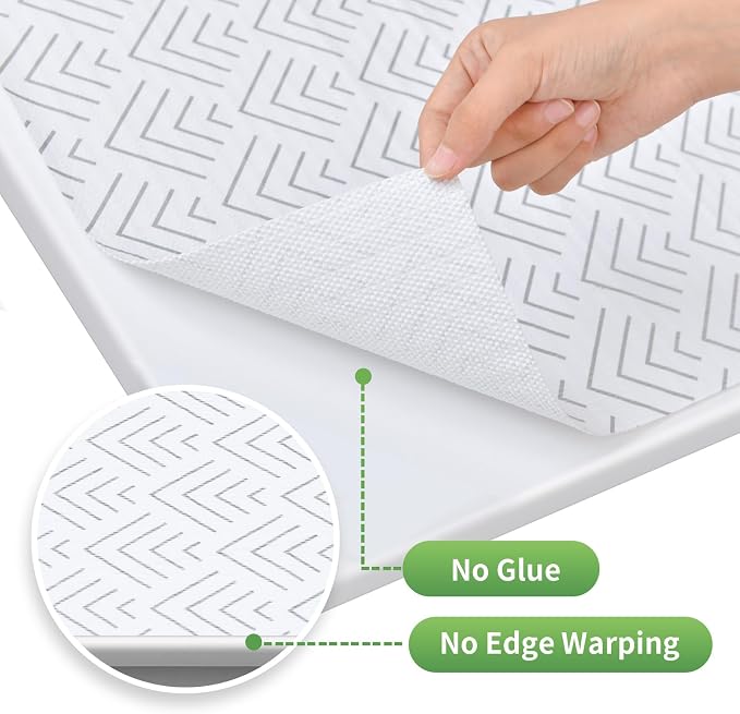 Shelf Liner for Kitchen Cabinets Non Adhesive Drawer Liner Non-Slip Thickened - Image 8
