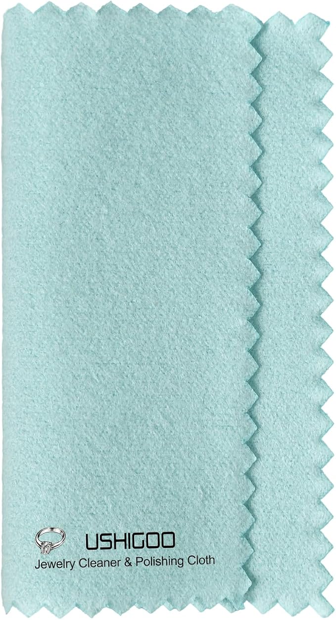 50pcs Jewelry Cleaning & Polishing Cloth by USHIGOO
