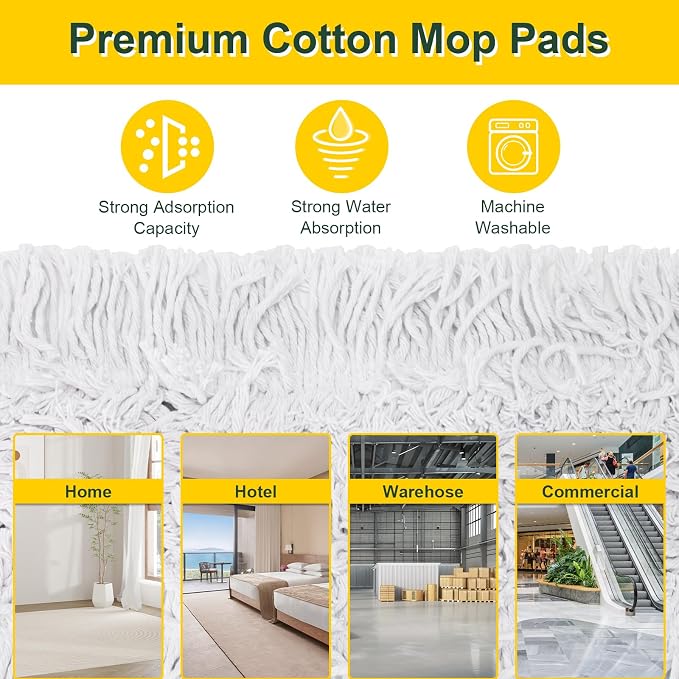 24" Commercial Dust Mops for Floor Cleaning - Image 4