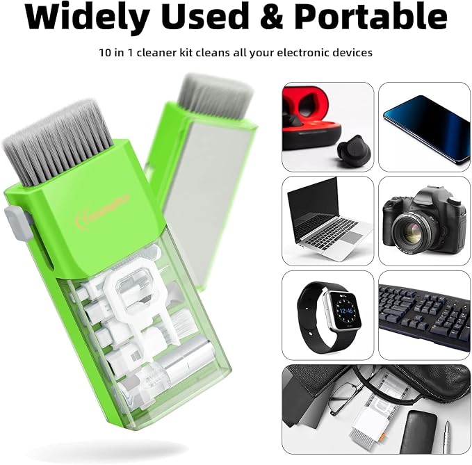 Laptop Screen Keyboard Cleaner Kit, All in 1 Electronics Cleaning Tool - Image 8