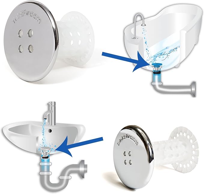 TubShroom and SinkShroom Drain Protectors Hair Catchers - Image 4