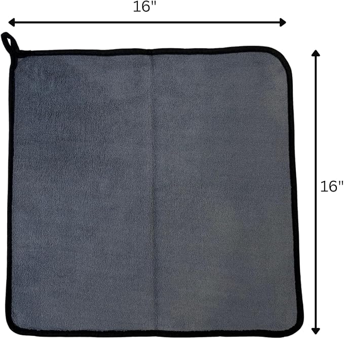 Deluxe Premium Microfiber Towels Ultra-Absorbent Soft Polishing Drying Cleaning - Image 6