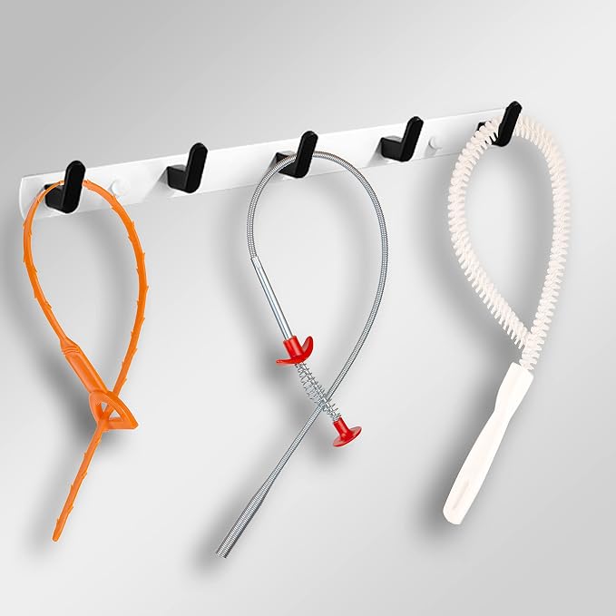 Drain Hair Remover, Drain Snake Clog Remover ＆ Cleaning Brushes Tool Set - Image 7