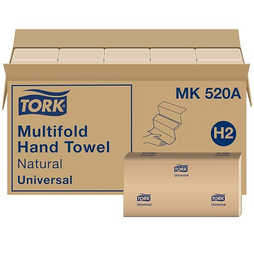 Tork Xpress Paper Towel Dispenser and Tork Multifold Hand Towel Natural H2 - Image 5