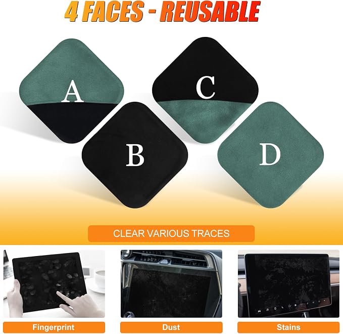 SuperKaKa Car Screen Cleaner- Vehicle Touchscreen Microfiber Cleaning Cloth - Image 7