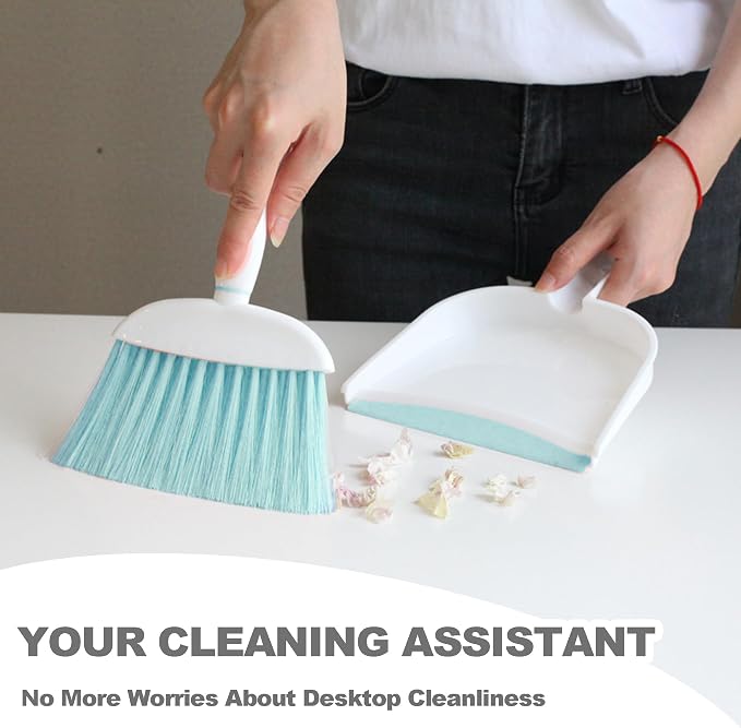 Mini Broom and Dustpan Set Small Broom - Image 3