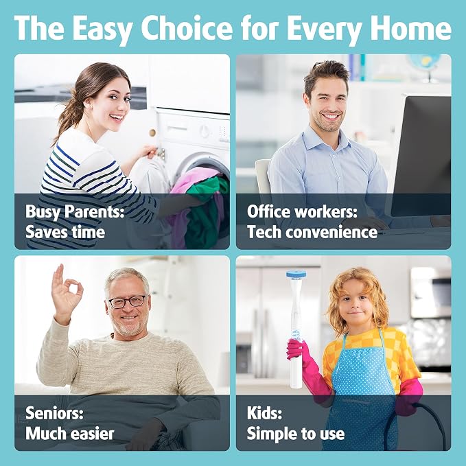 AIR U+ Hands-Free Electric Toilet Brush - Image 8