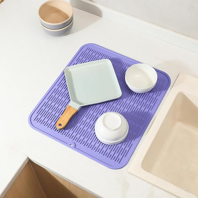 Silicone Dish Drying Mat for Multiple Usage, Easy clean, Eco-friendly, - Image 5