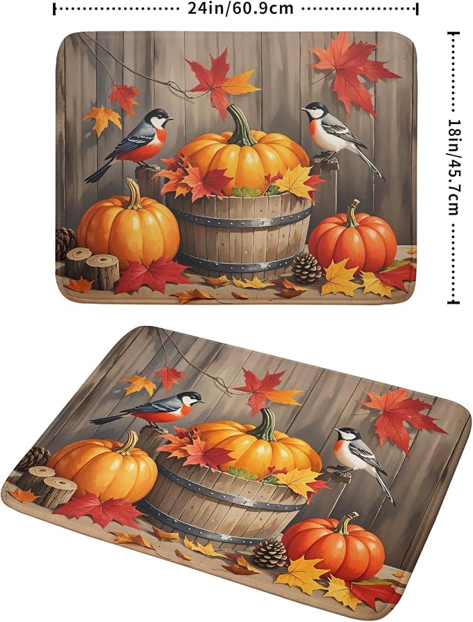 Fall Thanksgiving Dish Drying Mat - Image 2