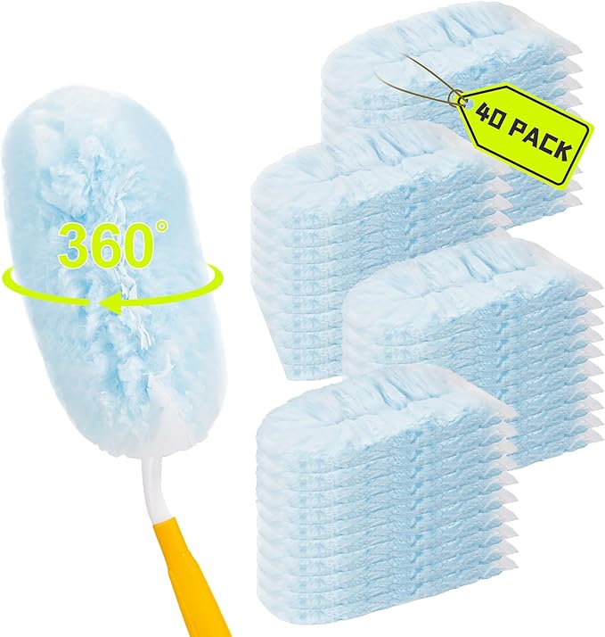 40 Count Duster Refills Compatible by BESONME