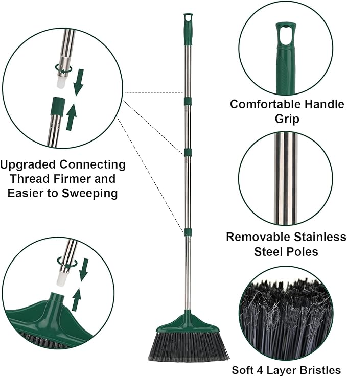 Broom Outdoor Indoor Commercial Broom - Image 6