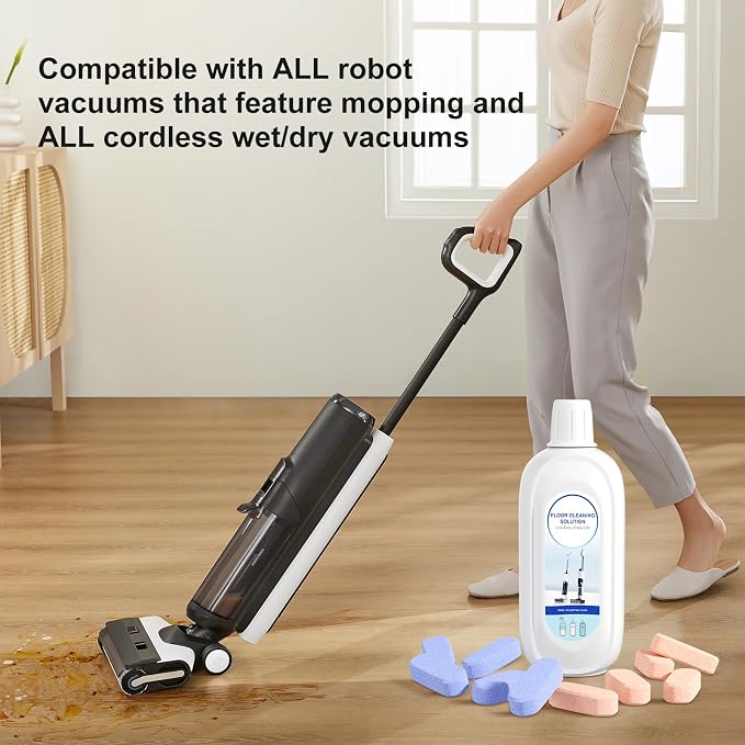 5 Bottles Compatible with Tineco Cleaning Solution 500ml Per Bottle Lavender - Image 8