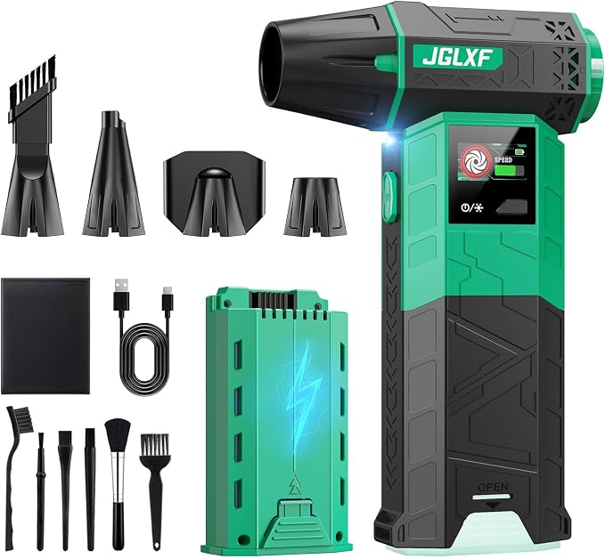 Electric Air Duster Upgraded, 130000RPM Gear Adjustable Compressed Air Duster - Image 9