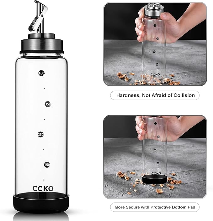 Glass Olive Oil Dispenser Bottle Shatterproof and Leakproof - Image 4